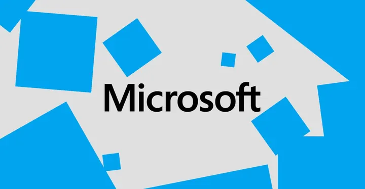 Vector illustration of the Microsoft logo.