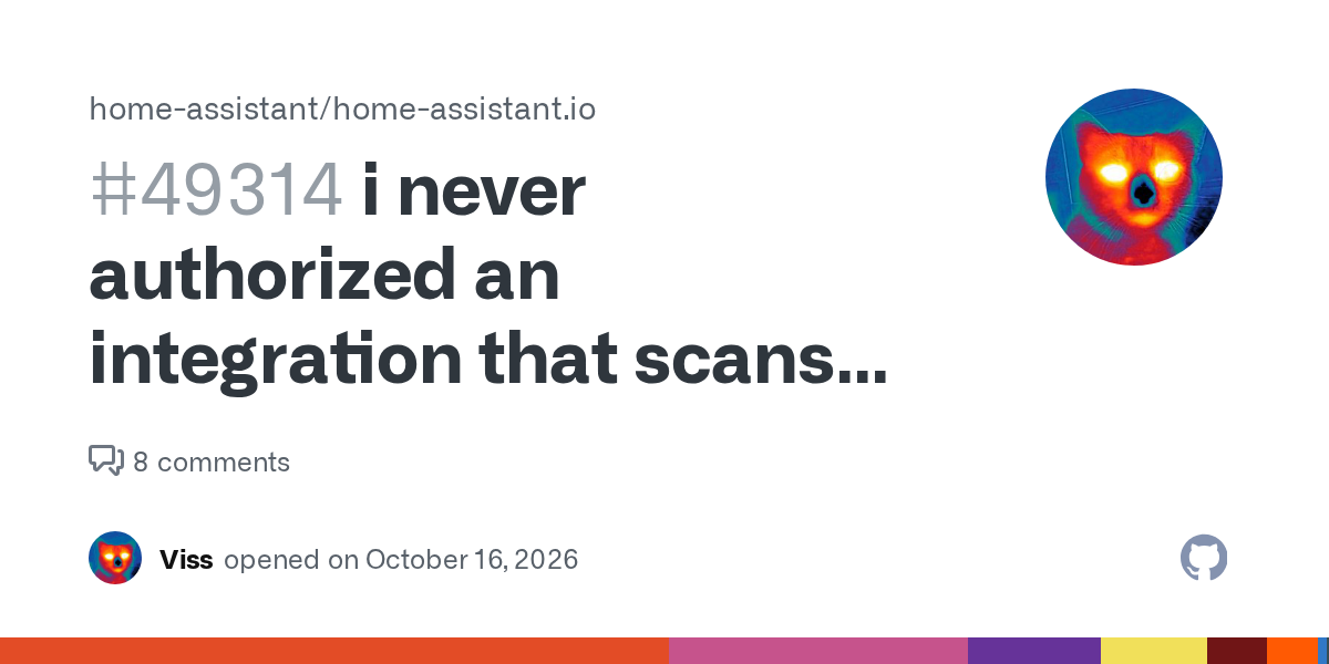 Type of issue Other (issue in content formatting, broken link or image, non-working widget) Problem description This is a pretty severe invasion of privacy. I never authorized any integrations or p...