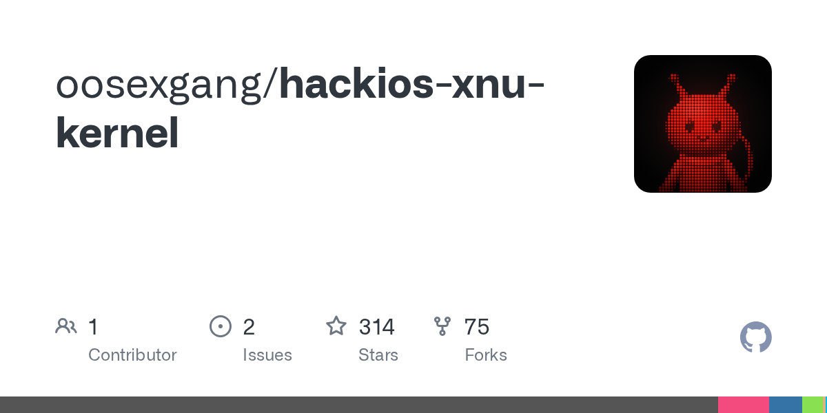 Contribute to oosexgang/hackios-xnu-kernel development by creating an account on GitHub.
