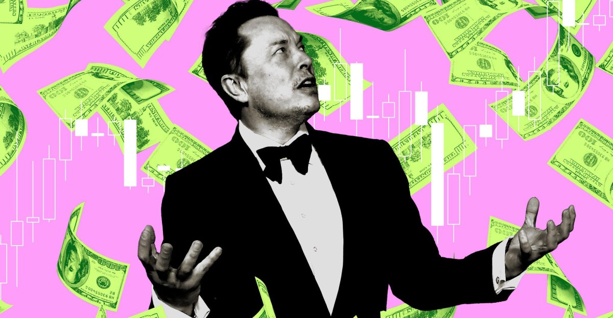 Elon Musk with money.