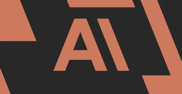Anthropic logo on an orange and gray background.