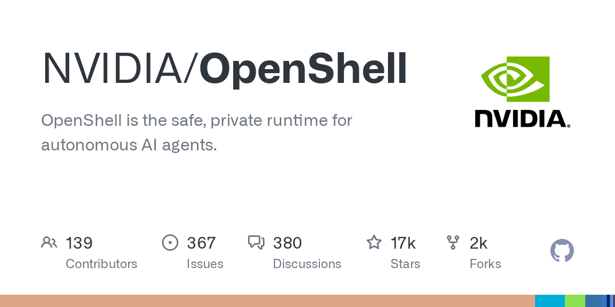 OpenShell is the safe, private runtime for autonomous AI agents. - NVIDIA/OpenShell