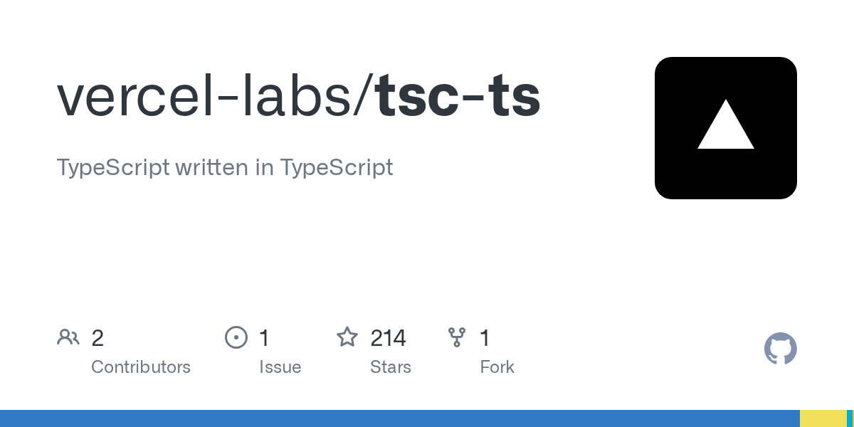 TypeScript written in TypeScript. Contribute to vercel-labs/tsc-ts development by creating an account on GitHub.