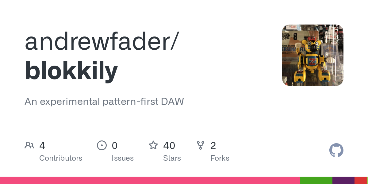 An experimental pattern-first DAW. Contribute to andrewfader/blokkily development by creating an account on GitHub.