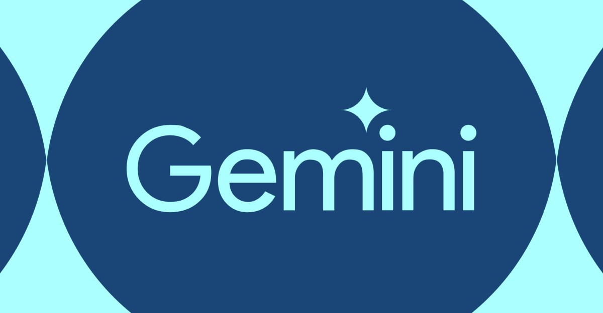 Illustration of the Google Gemini logo.